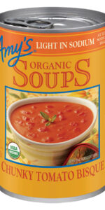 Amy’s Kitchen Low Sodium Chunky Tomato Soup (12×14.5 Oz)