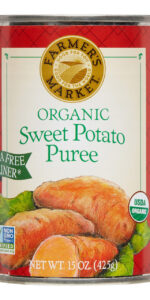 Farmer’s Market Canned Pure Sweet Potato (12×15 Oz)