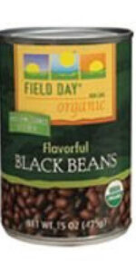 Field Day Black Beans (12×15 Oz)