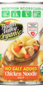 Health Valley Chicken Noodle Soup No Salt (12×15 Oz)