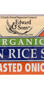 Edward & Sons Onion Brown Rice Snaps (12×3.5 Oz)