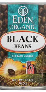 Eden Foods Black Beans Can (12×15 Oz)