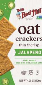 BOBS CRACKERS OAT JLPENO ( 5 X 4.25 OZ   )