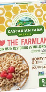 Cascadian Farm Honey Nut O’s Cer (12×9.5OZ )