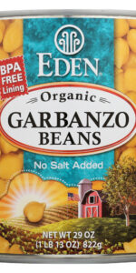 Eden Foods Garbanzo Beans (12×29 Oz)