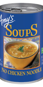 Amy’s Kitchen Low Fat No Chicken Noodle Soup (12×14.1 Oz)