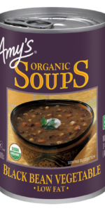 Amy’s Kitchen Low Fat Black Bean Soup (12×14.5 Oz)