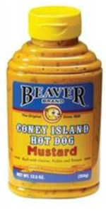 Beaver Coney Island Hot Dog Mustard (6×12.5Oz)